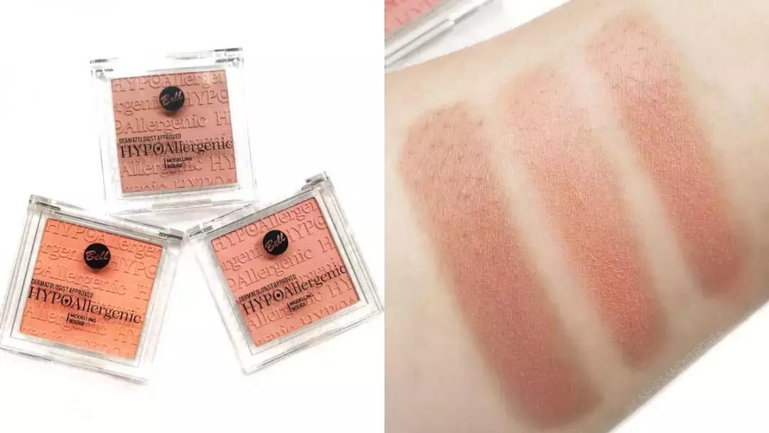 波兰平价品牌Bell的腮红测评推荐，学生*党**必备