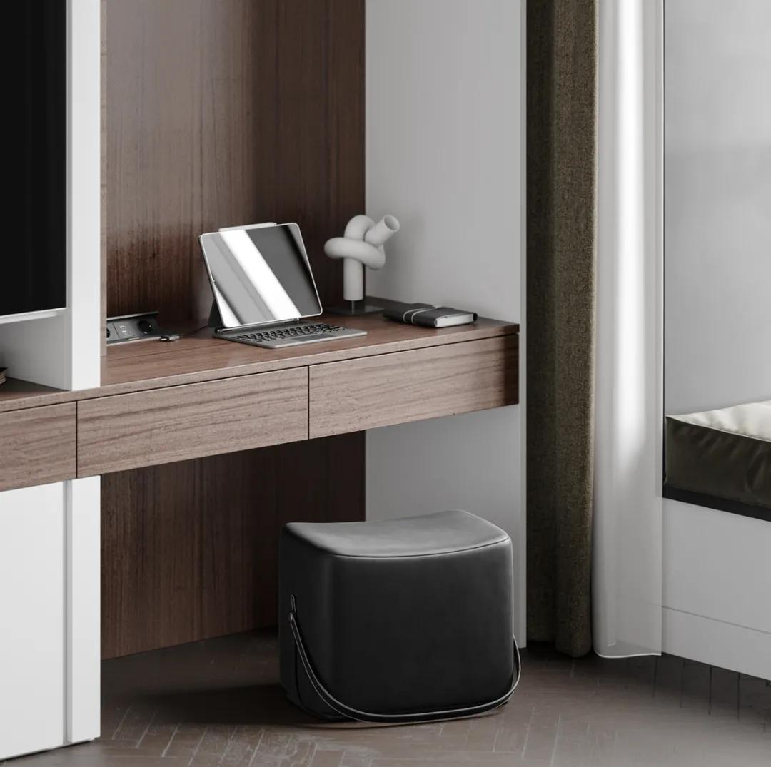 极简极奢设计,102平现代极简风格