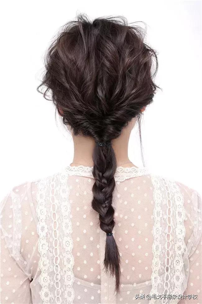 30秒搞定的气质盘发,三款日系显脸小盘发b站