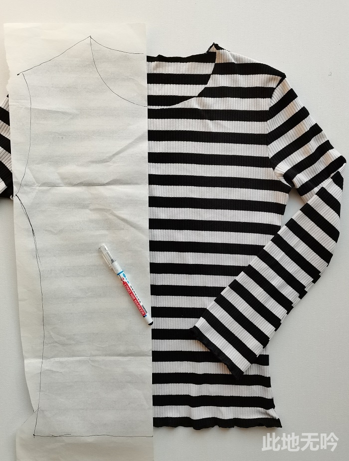 傻瓜缝纫机缝纫入门基础教程,针织女士t恤缝纫教程