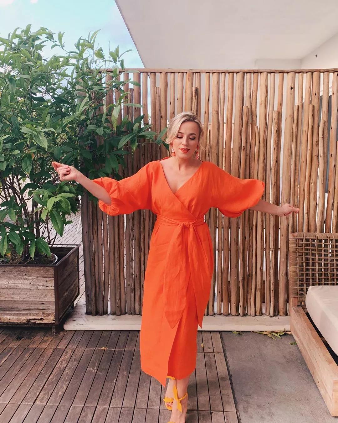 夏日就穿糖果色连衣裙，贼靓，回头率200%