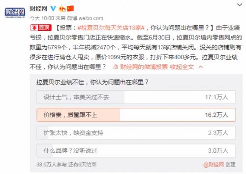 拉夏贝尔新通知,拉夏贝尔新闻最新消息