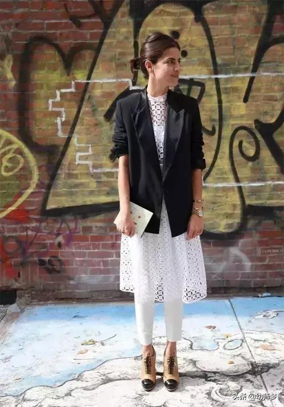裙子套裤子,今年秋季流行穿裙子裤子超级时髦