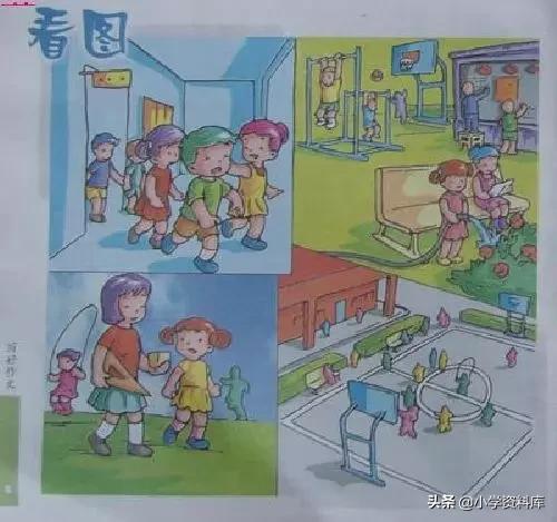 一年级下册看图写话100篇可打印,一年级帮妈妈擦桌子看图写话150字