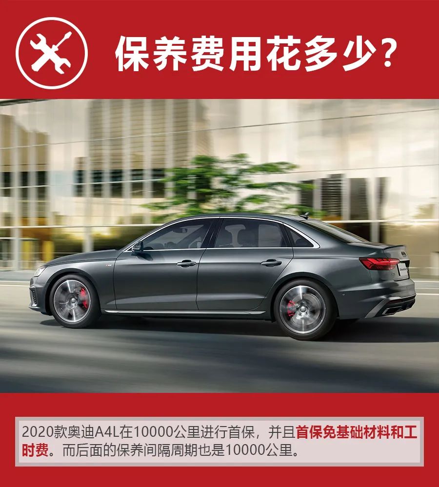 奥迪a4l最新落地与养车分析,奥迪a4现金优惠多少钱