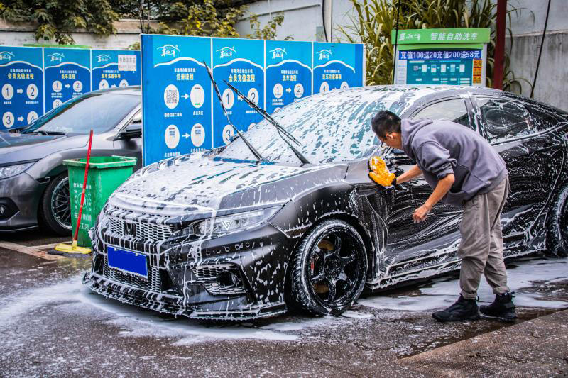 十代思域外观黑白改装方案,十代思域全黑改装