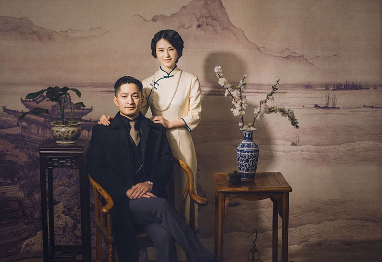 分享一组夏日室内婚纱照,9组室内婚纱照风格