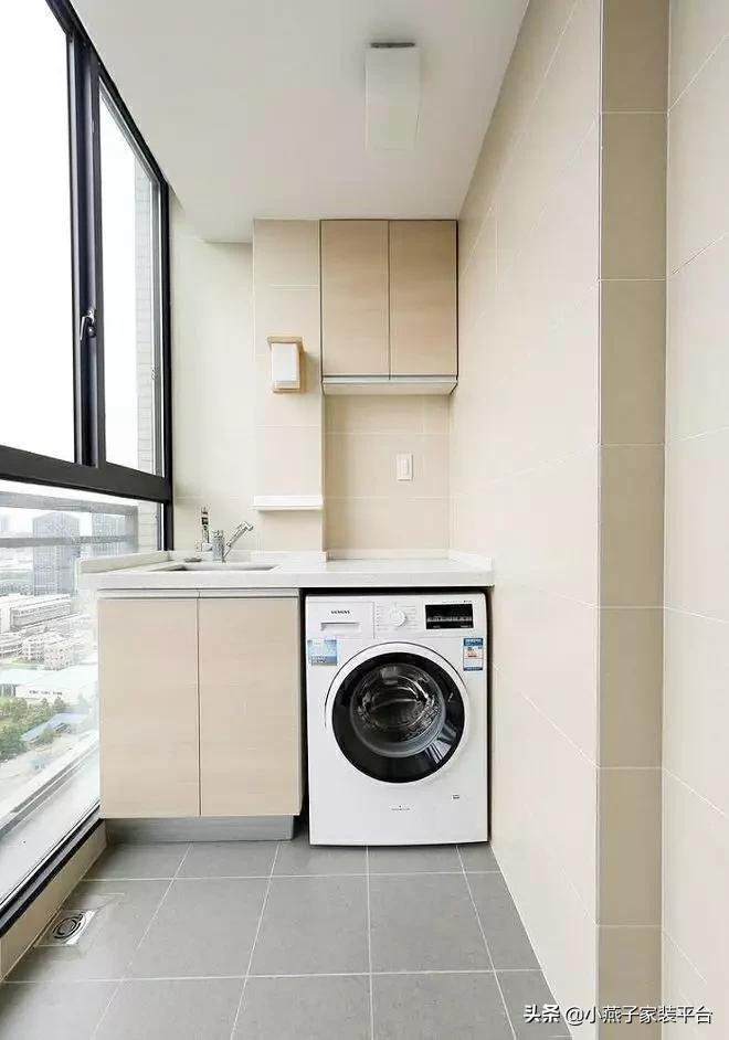 纠结洗衣机放哪?看看别人家的真实案例