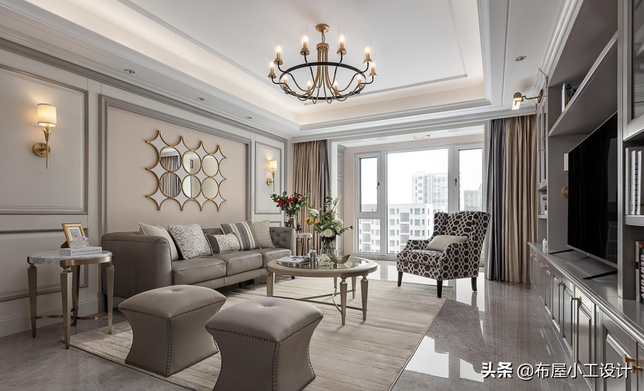 布屋小工丨177㎡美式小轻奢，恰到好处的优雅之家