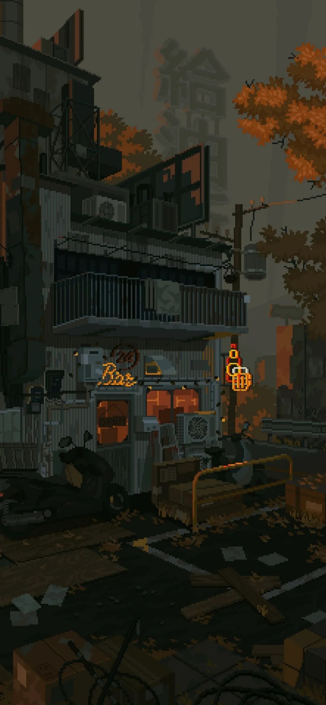 壁纸插画像素风,壁纸推荐像素风和插画风