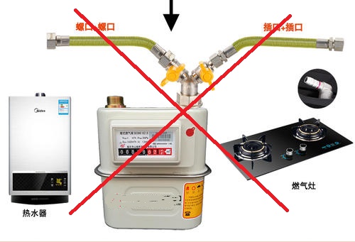 燃气热水器三通阀如何使用,燃气热水器如何连接天然气三通阀