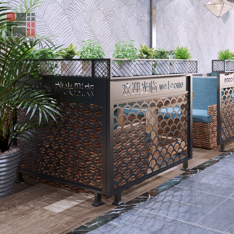 给餐厅加点气氛,餐厅隔断最简单最实惠的方法