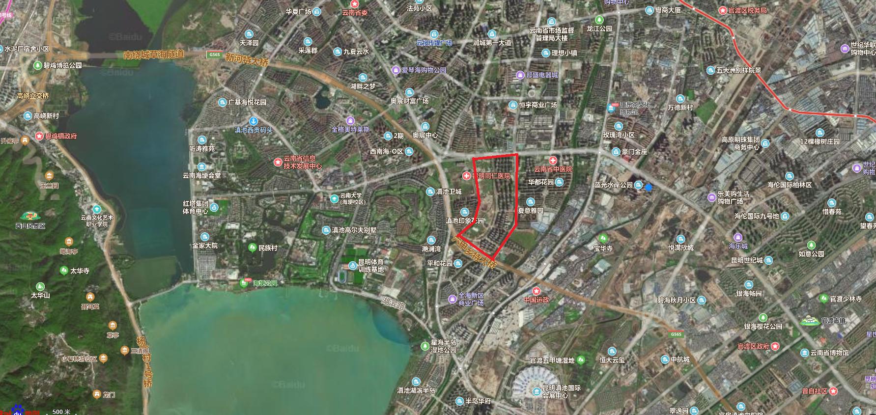 昆明筑友双河湾规划图,昆明西山区筑友双河湾房价