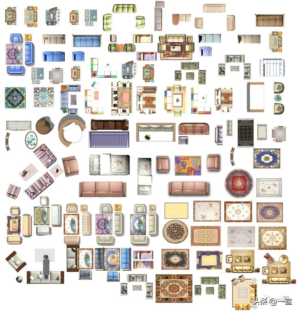 彩平素材100个,彩屏素材模板