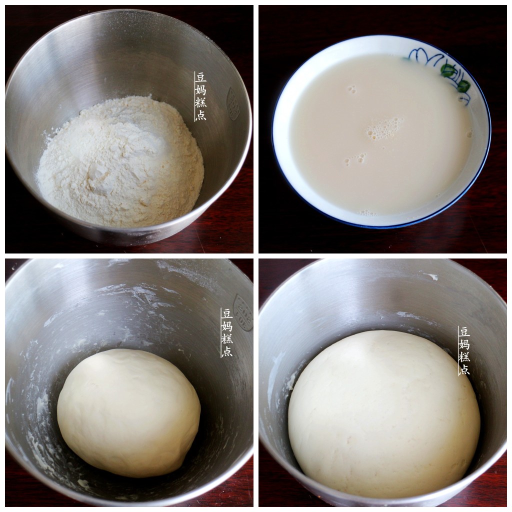 和儿子学做包子,老北京正宗酱肉包