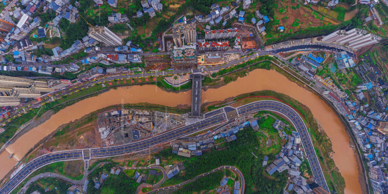 上帝视角看桂平各镇,上帝视角看巴中抖音