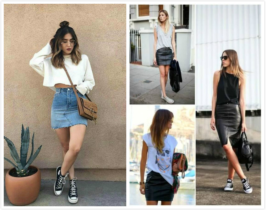 复古与潮流的帆布鞋,帆布鞋是体现休闲风的重点单品