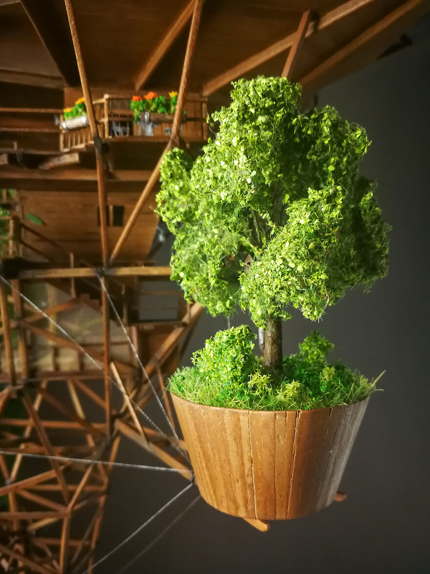 一座超迷你的“小村庄”，艺术家用两年时间创造出心中的乌托邦