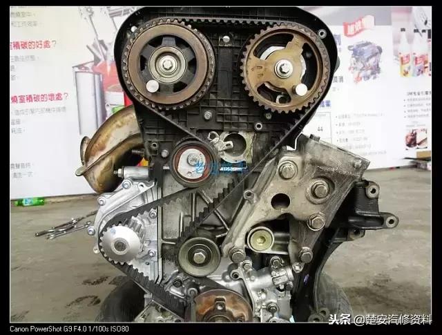 雪铁龙凯旋08款正时记号在哪,雪铁龙爱丽舍正时记号图