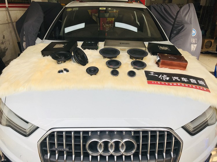 11款奥迪a6l音响改装海螺3分频,奥迪a6改装丹拿汽车音响多少钱