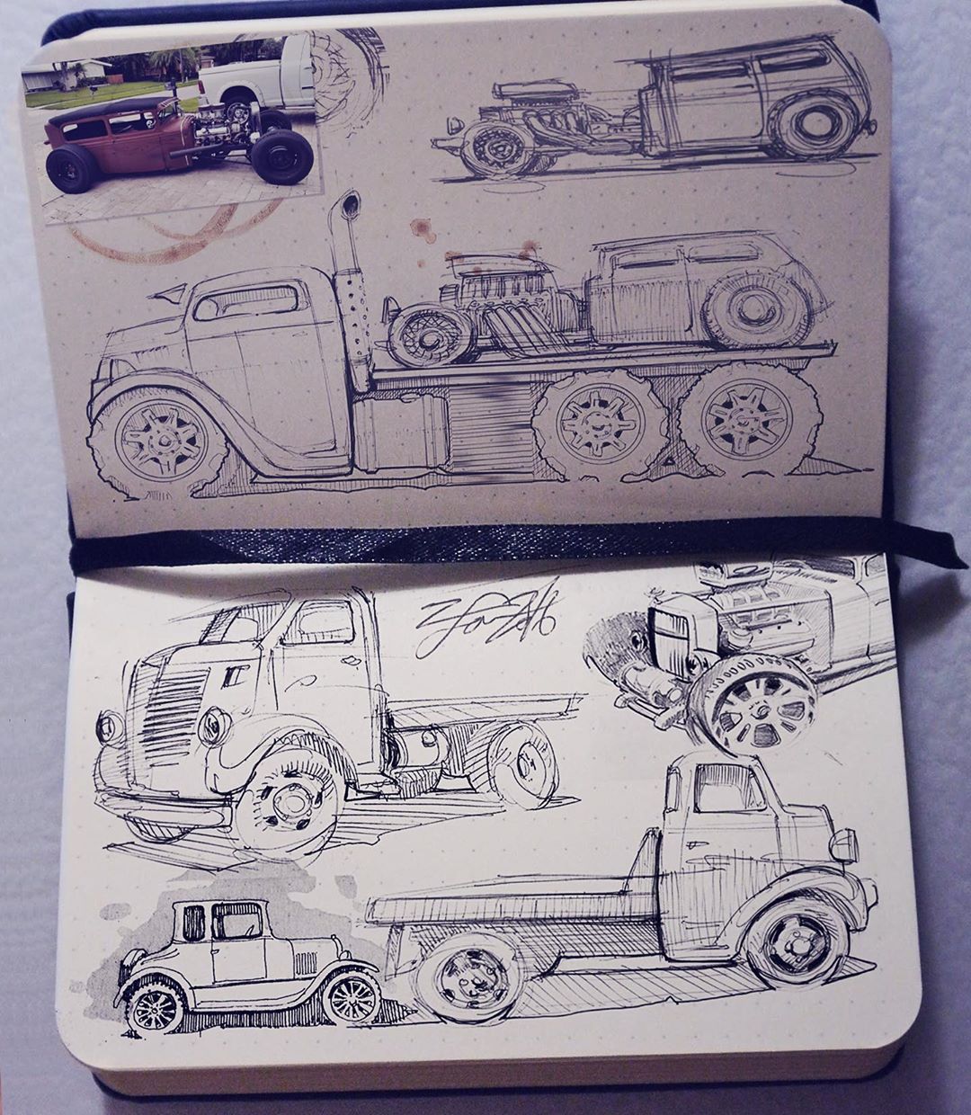 手绘酷炫汽车,从零开始汽车手绘