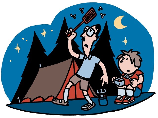 蚊子为什么会只围着一个人,蚊子为什么会聚成一团