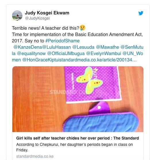 14岁女孩月经后第一天，自杀了：比痛经更可怕的是人的无知和偏见