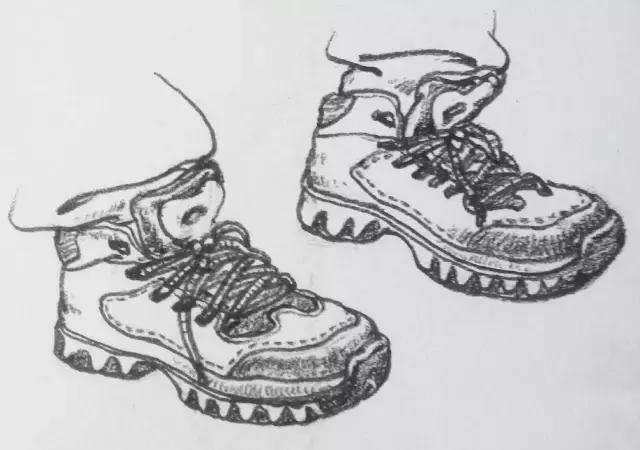 创意鞋子绘画作品,干货画画教程图片