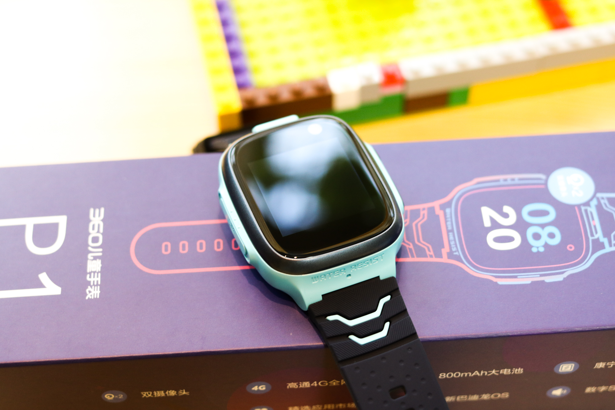 360儿童智能手表p1开箱体验,360儿童手表p1pro测试