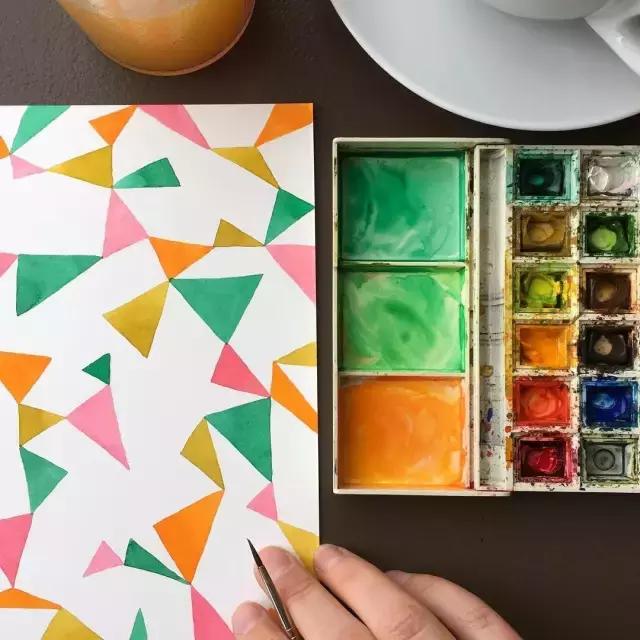 手残党零基础画,纹理画教程初学者