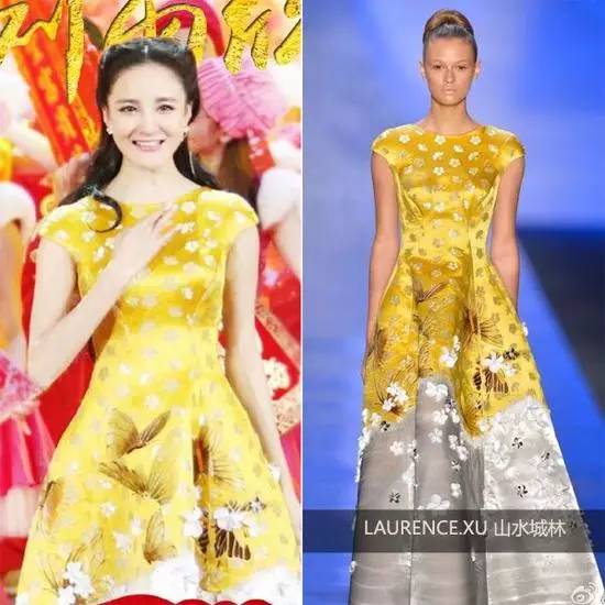 春晚时尚图鉴：热巴杨幂的红裙、王菲刷碗手套和董卿李思思的口红