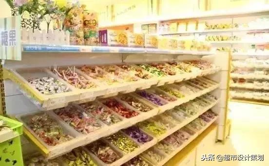 超市食品陈列摆放效果图,超市休闲食品创意陈列图片