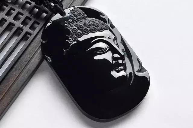 翡翠极品墨翠悟道意境欣赏,山水墨翠翡翠