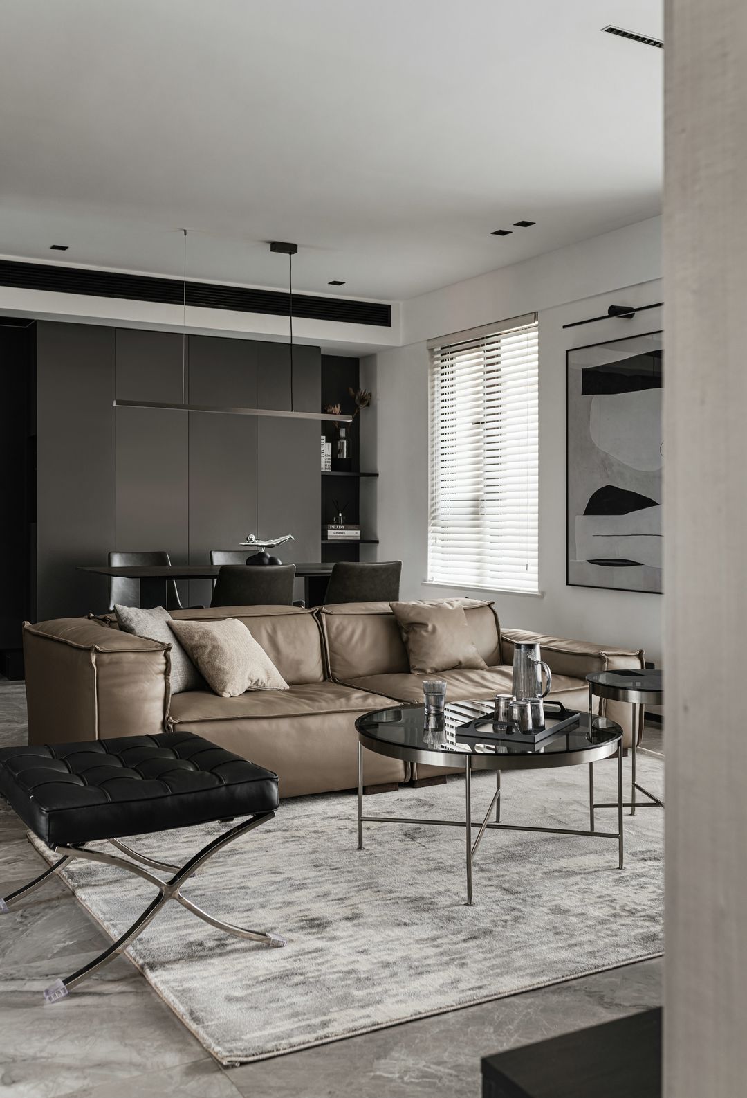 120平现代新中式设计越住越喜欢,大户型120平装修朴素舒适