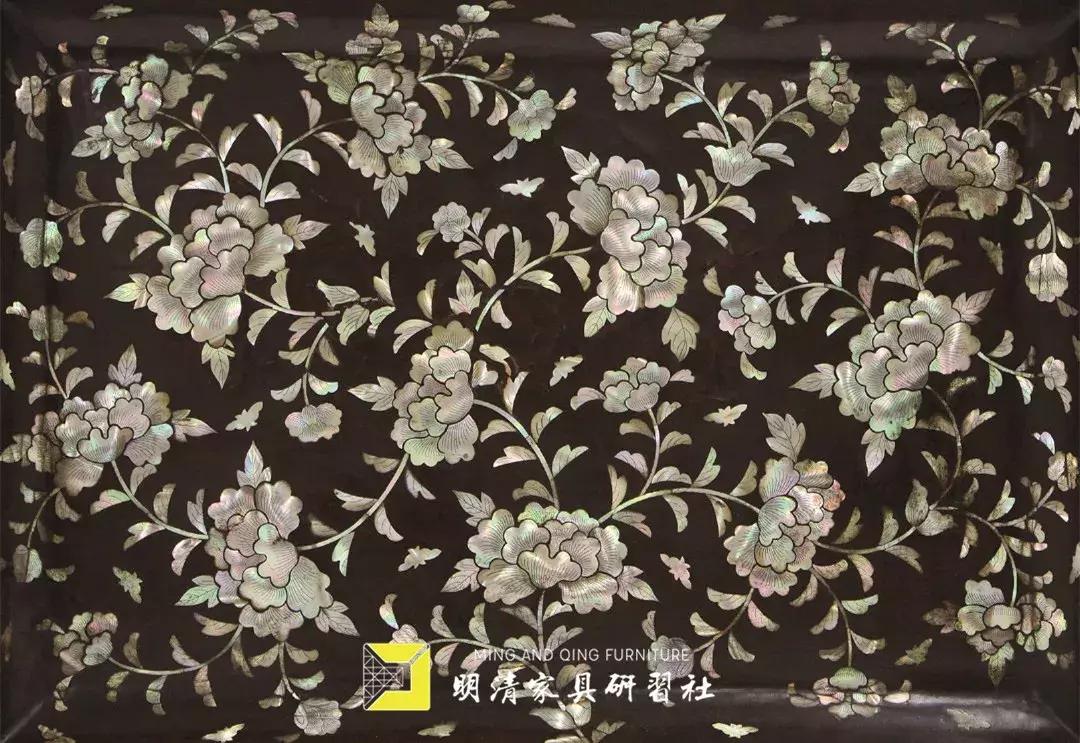 螺钿工艺古家具,螺钿工艺在清代家具中的装饰艺术