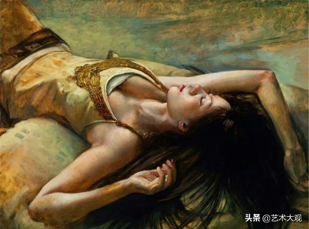 十六幅中国古典女性油画欣赏图片,日本古代古典油画