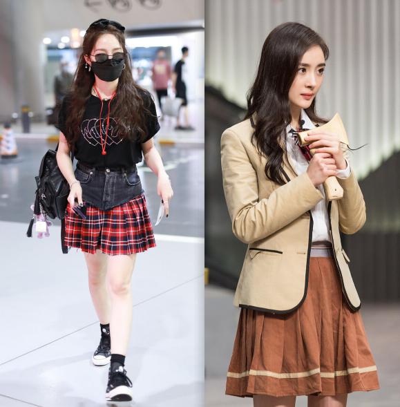 白月光风衣百褶裙,百褶裙减龄