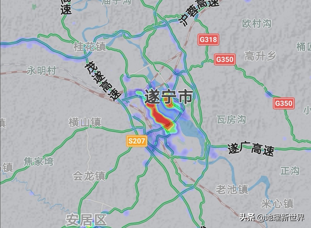 晚6点，四川18市3自治州热力图对比