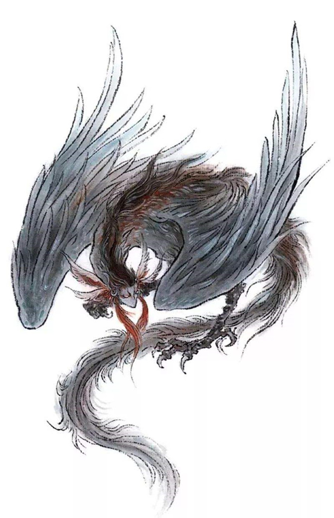 山海经记载凤凰鸟的存在,山海经里的神鸟还有什么
