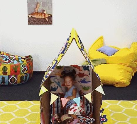 手工房屋纸箱制作全过程,纸箱手工制作屋子大全