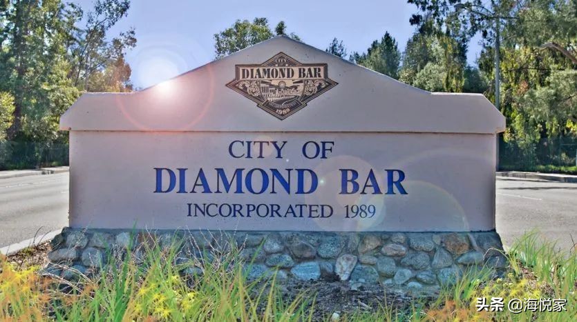 钻石吧离洛杉矶市区多远,钻石吧