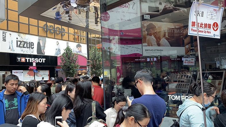 香港百货促销,香港寒流