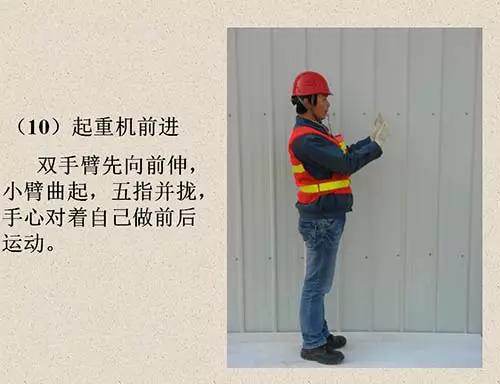 吊车信号工指挥手势图,学习基本吊车操作按键