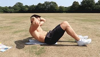 基础的腹肌训练方法30天6块腹肌,腹肌训练一个动作一分钟练出腹肌