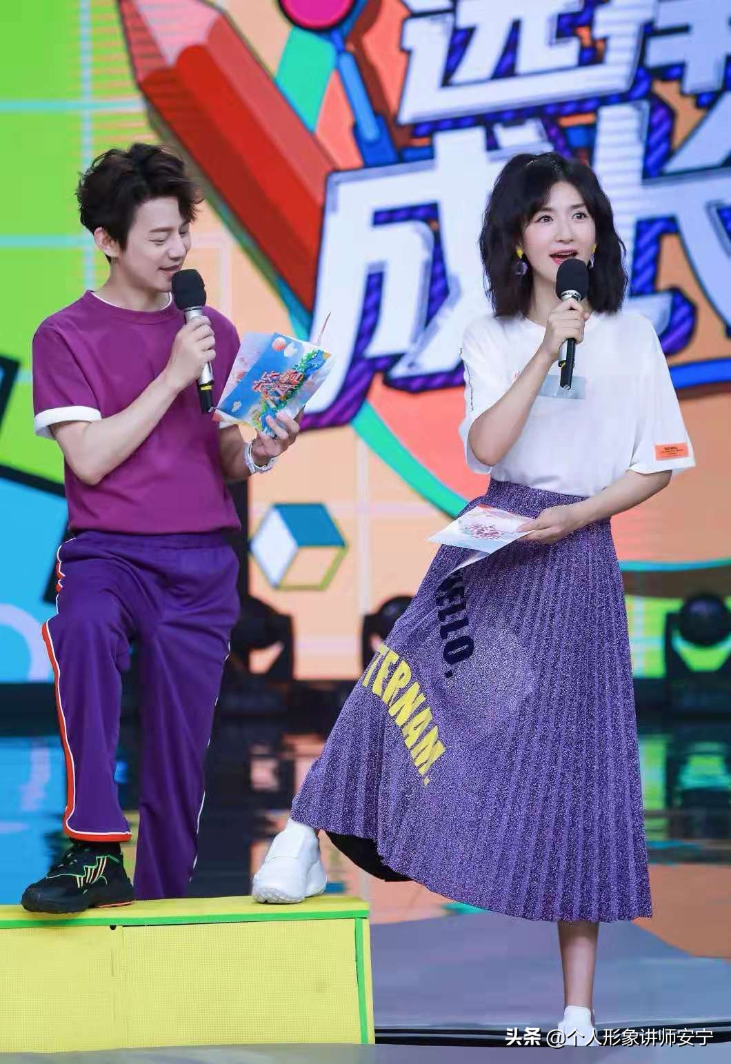 谢娜小卷发型,头发少塌自己怎么做发型