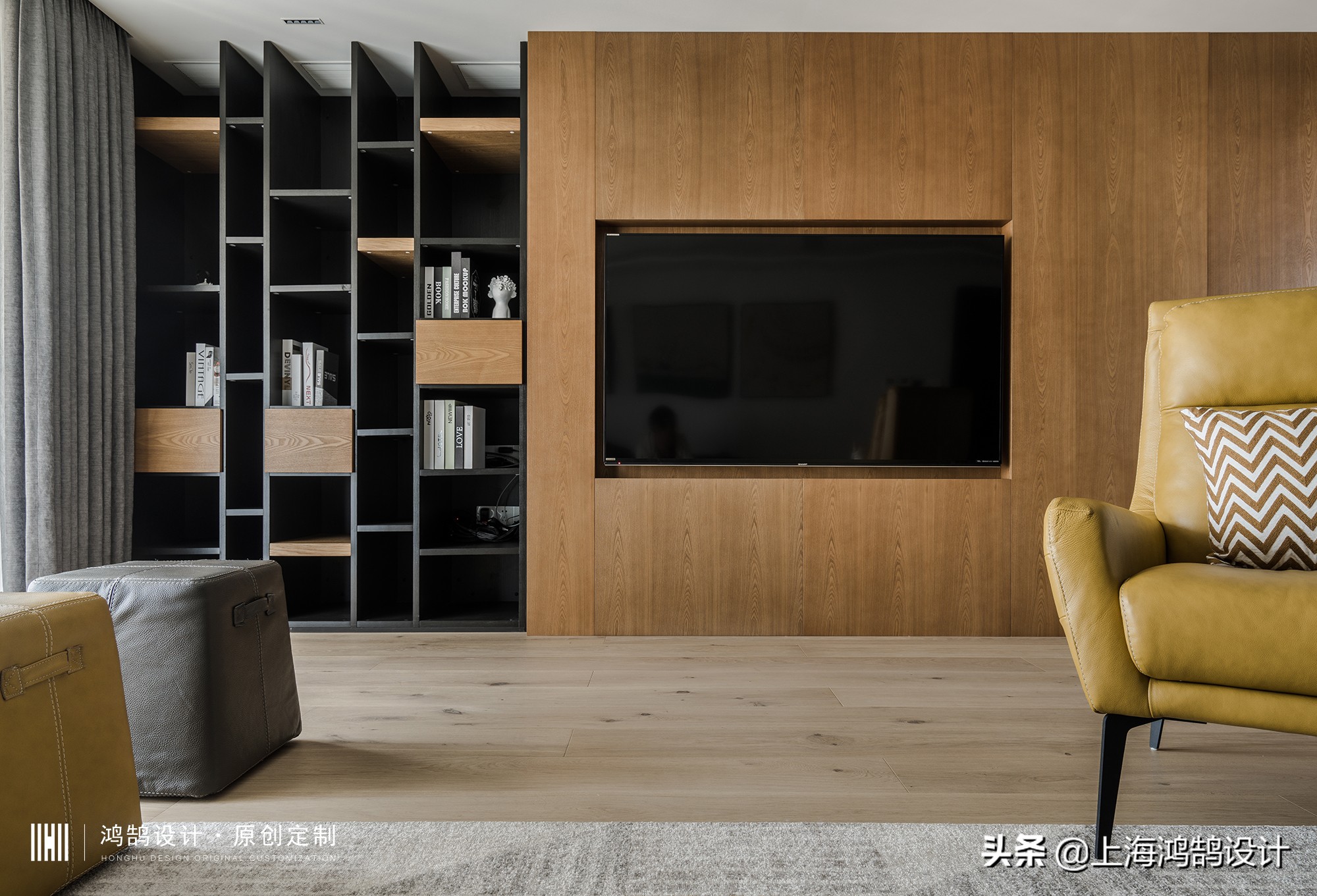 90平原木混搭非常温馨的小窝,60平米原木混搭风