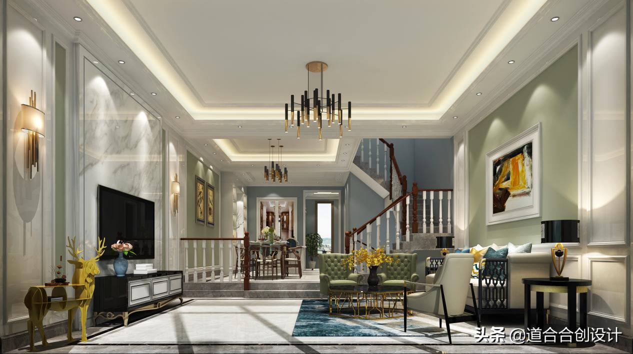 中西混搭风格设计,简约与中式混搭设计