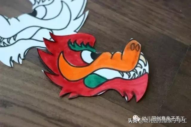 画端午节的龙舟和粽子,手工折纸龙舟粽子