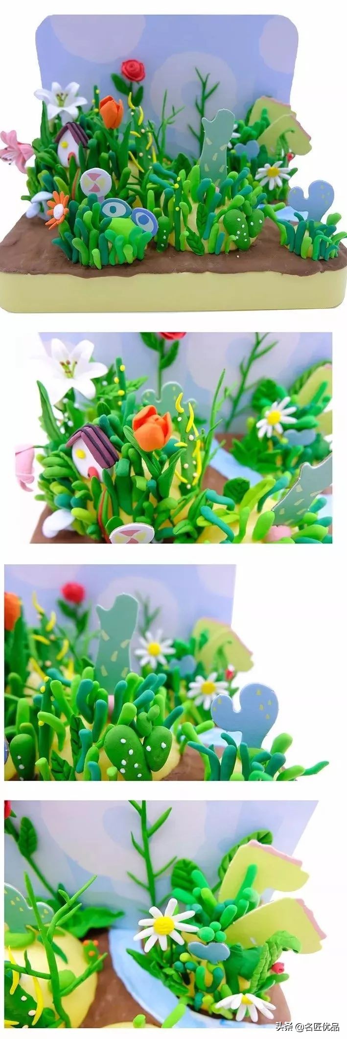 手工黏土花的世界,走进大自然手工粘土