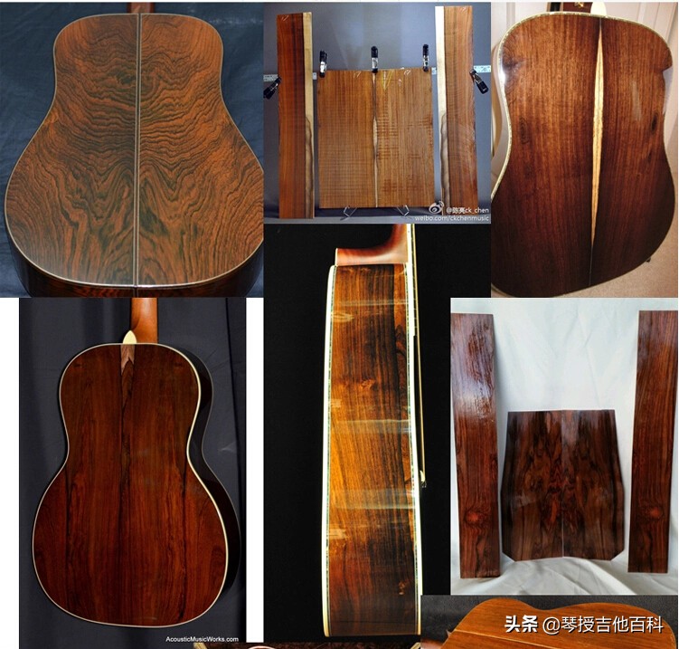 巴西玫瑰木图片欣赏,巴西玫瑰木背板